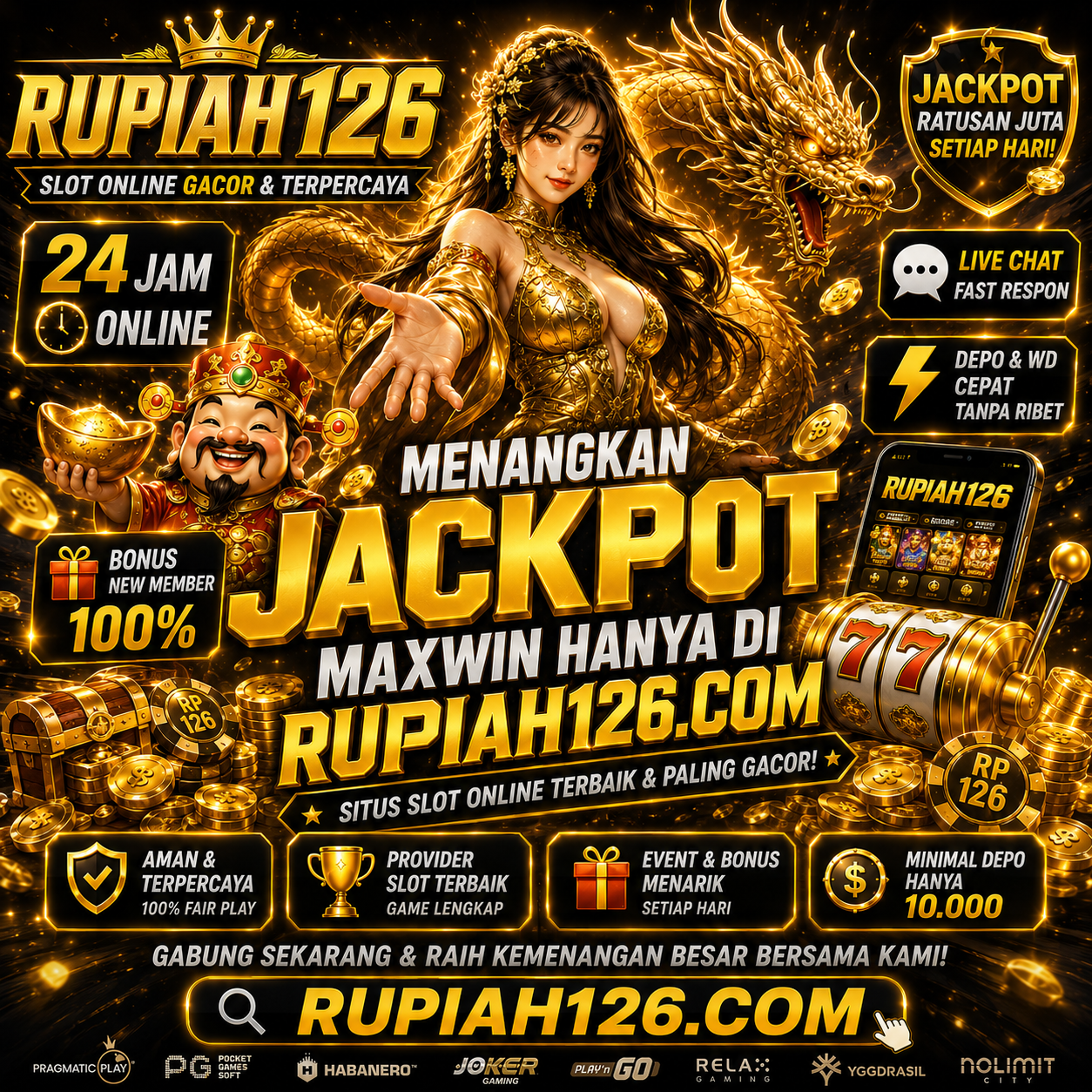 RUPIAH126: Andalan Situs Deposit 5000 Jagoan Akses Link Slot Gacor Hari Ini